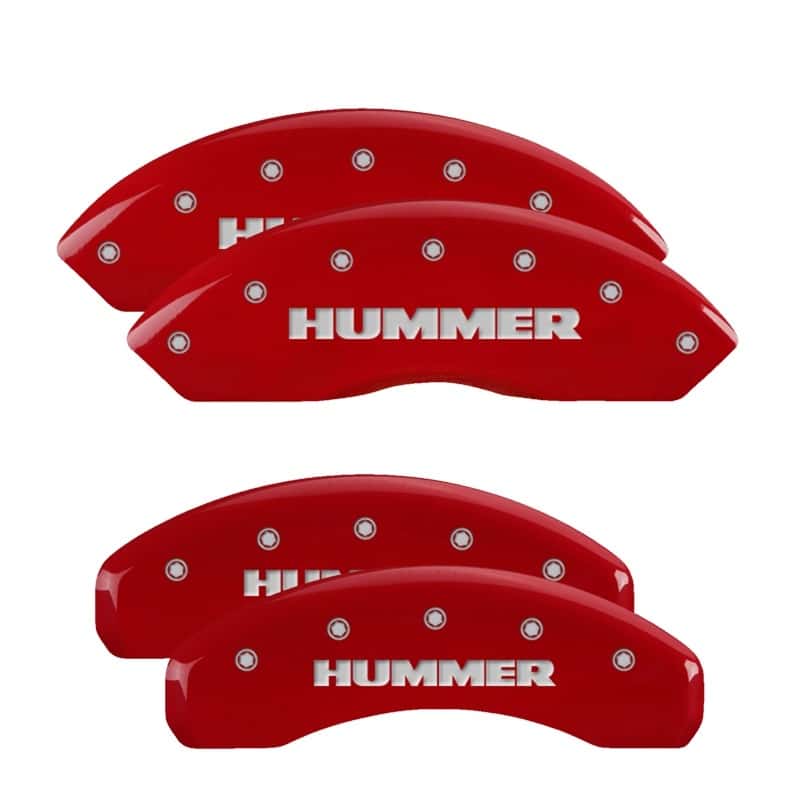 MGP — MGP 4 Caliper Covers Engraved Front & Rear Hummer Red finish silver ch
Caliper Covers - view 1