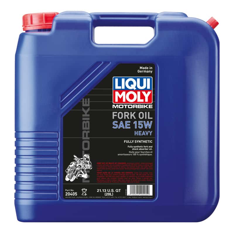 LIQUI MOLY — LIQUI MOLY 20L Motorbike Fork Oil SAE 15W Heavy
Fork Oil - view 1