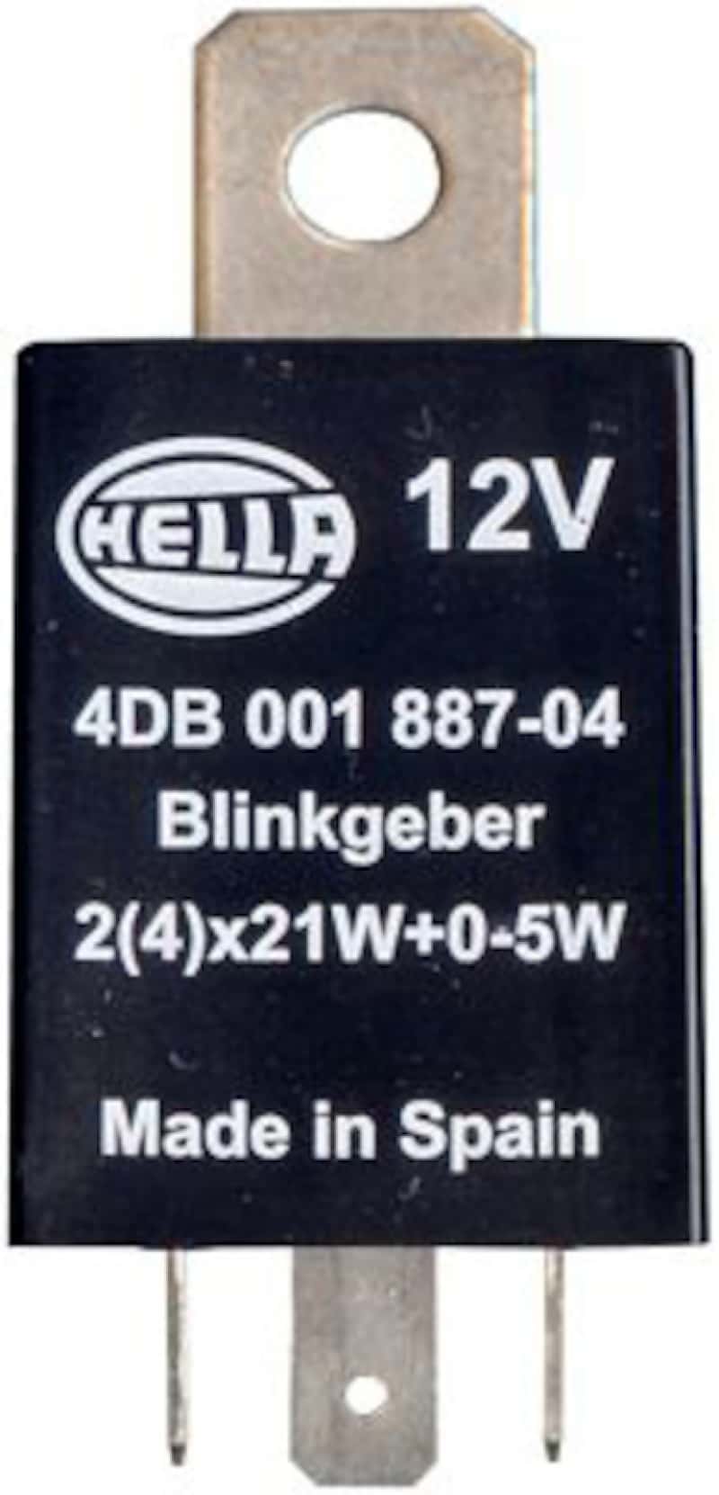 Hella — Hella Flasher Unit 12V 21W5W2 (4)
Flasher, 4 pin, 12 V - view 1