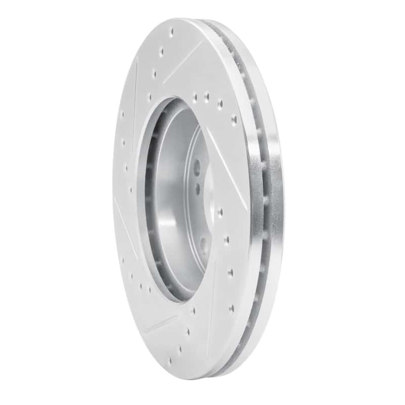 R1 Concepts — R1 89-90 Nissan 300ZX Front Right Drilled & Slotted Silver Brake Rotor
R1 Brake Rotor Drill - view 4