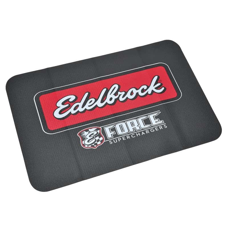 Edelbrock — Edelbrock Racing Fender Cover - PVC Foam Mat - 2 Color Printed Edelbrock Racing Logo
APPAREL - view 7
