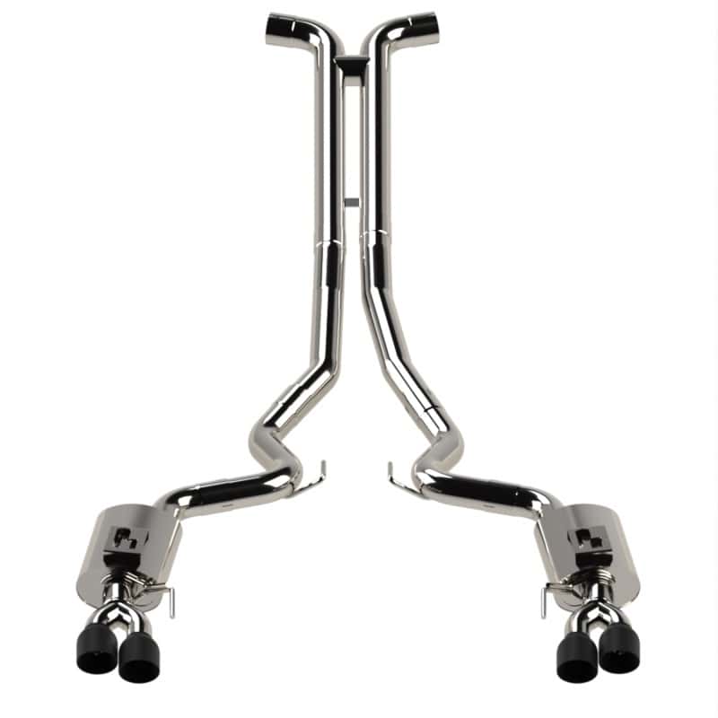 Kooks Headers — Kooks 2018+ Mustang 5.0L 4V Convertible/Coupe Cat-back Exhaust Connect to OEM Connection Point
2-1/4in. x 3in. Cat-
2-1/4" x 3" Cat-Back - view 2