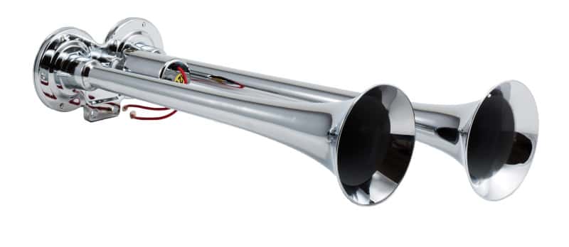 Kleinn Air Horns — Kleinn Chrome Dual Horn/ 15In/12.25In - Chrome-Plated Zinc Alloy
Compact Dual Horn - view 2