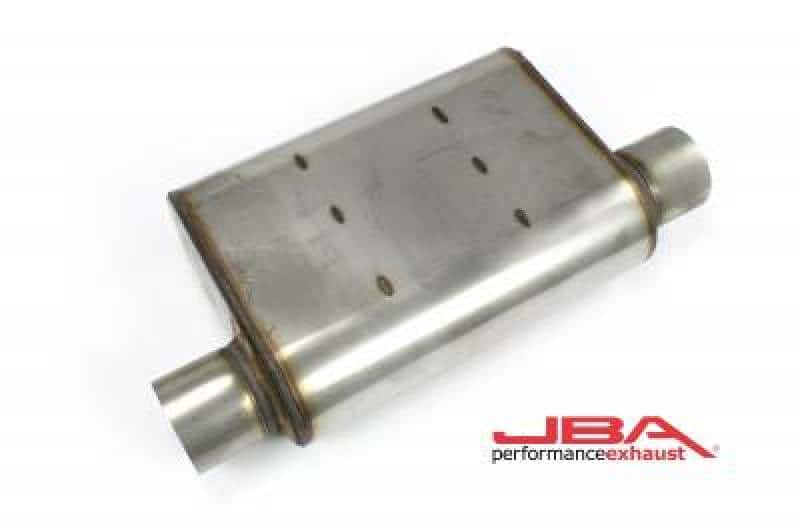 JBA — JBA Universal Chambered Style 304SS Muffler 13x9.75x4in 3in In/Out Dia Offset/Offset (Same Side)
Muffler - view 2