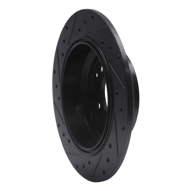 R1 Concepts — R1 91-99 Acura RL Rear Right Drilled & Slotted Black Brake Rotor
R1 Brake Rotor Drill - view 4