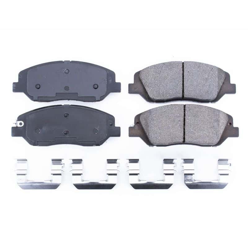 PowerStop — Power Stop 17-18 Hyundai Santa Fe Front Z17 Evolution Ceramic Brake Pads w/Hardware
Z17 Brake Pads - view 1
