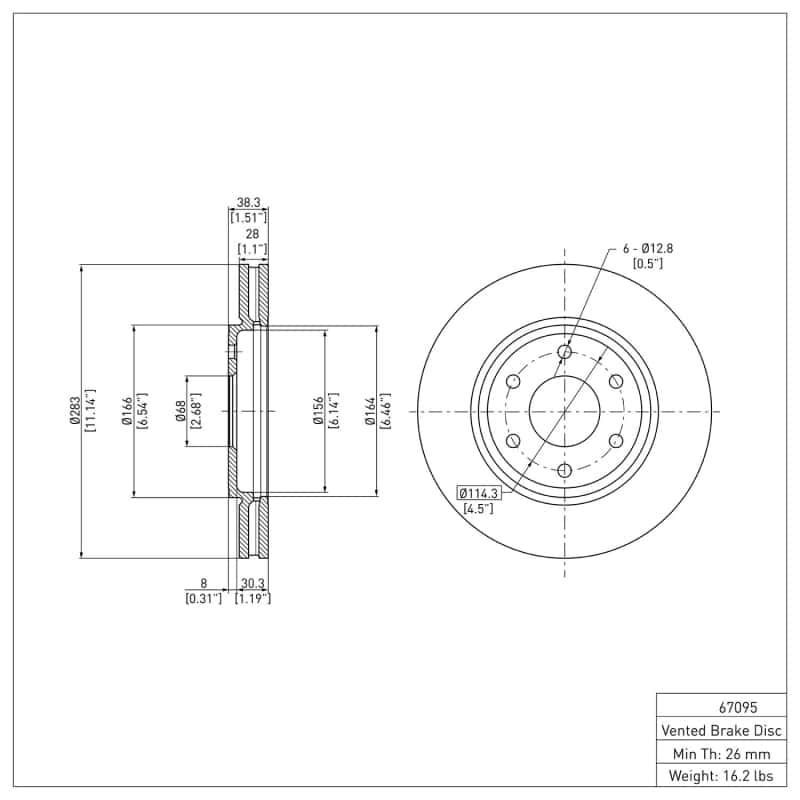 DFC — DFC 05-21 Nissan Frontier Front GeoSPEC Coated Rotor
DFC Brake Rotor - view 2