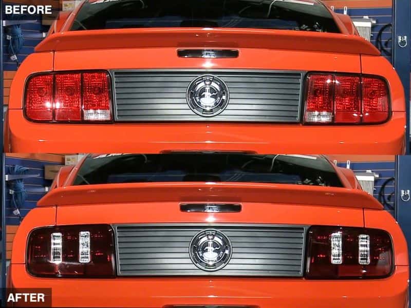 Raxiom — Raxiom 05-09 Ford Mustang Coyote Tail Lights- Blk Housing (Smoked Lens)
Lights - view 3