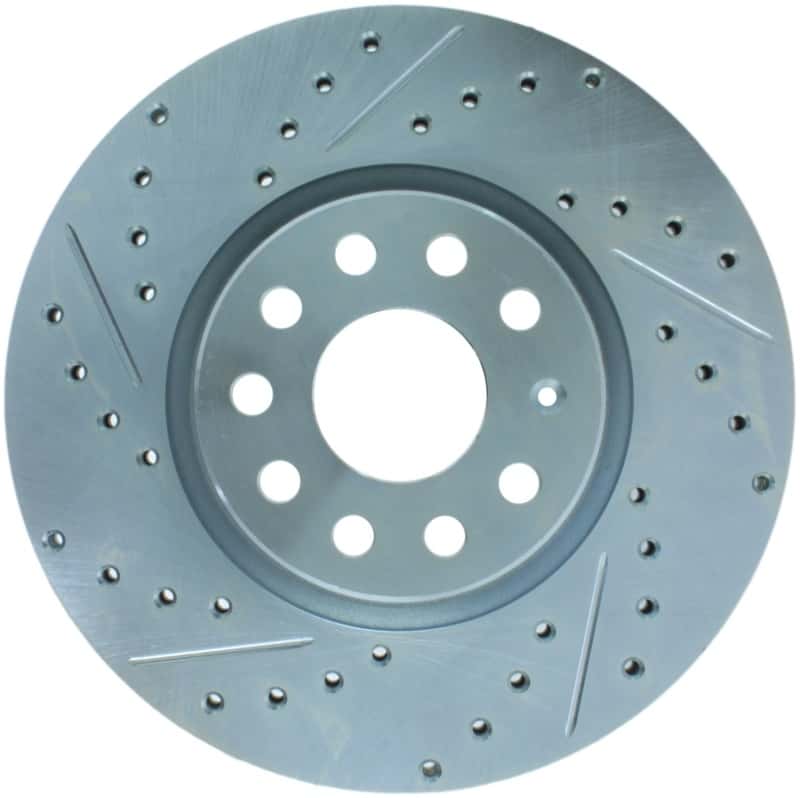 Stoptech — StopTech Select Sport 06-17 Volkswagen Jetta Slotted & Drilled Front Right Rotor
Drill/Slotted Rotor - view 1