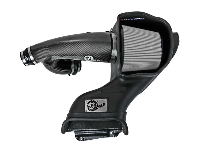 aFe — aFe 21-24 Ford F150 Raptor Track Series Carbon Fiber Cold Air Intake System w/ Pro DRY S Filter
Track Series Intake  - view 5