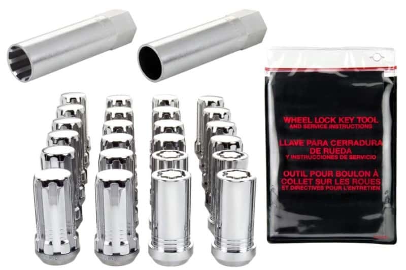 McGard — McGard SplineDrive Tuner 6 Lug Install Kit w/Locks & Tool (Cone) M14X1.5 / 22mm Hex - Chrome - view 2