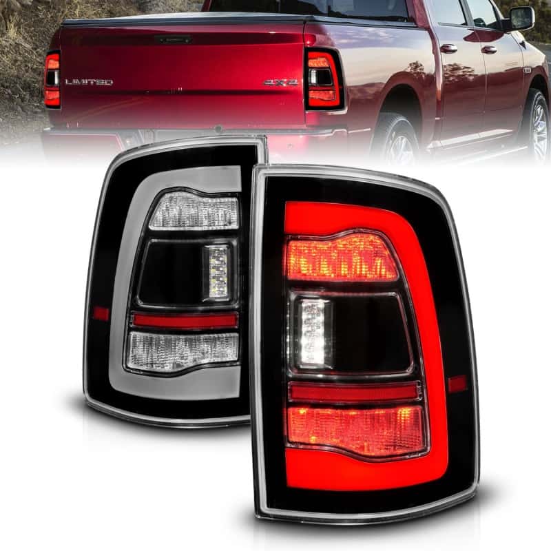 ANZO — ANZO 09-18 Dodge Ram 1500 Sequential LED Taillights Black
Tail Light Set
TailLightSet - view 1