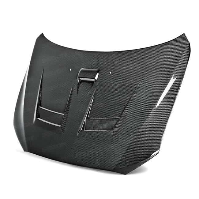 Seibon — Seibon 08-12 Mitsubishi Lancer Evo X DV-Style Carbon Fiber Hood - view 8