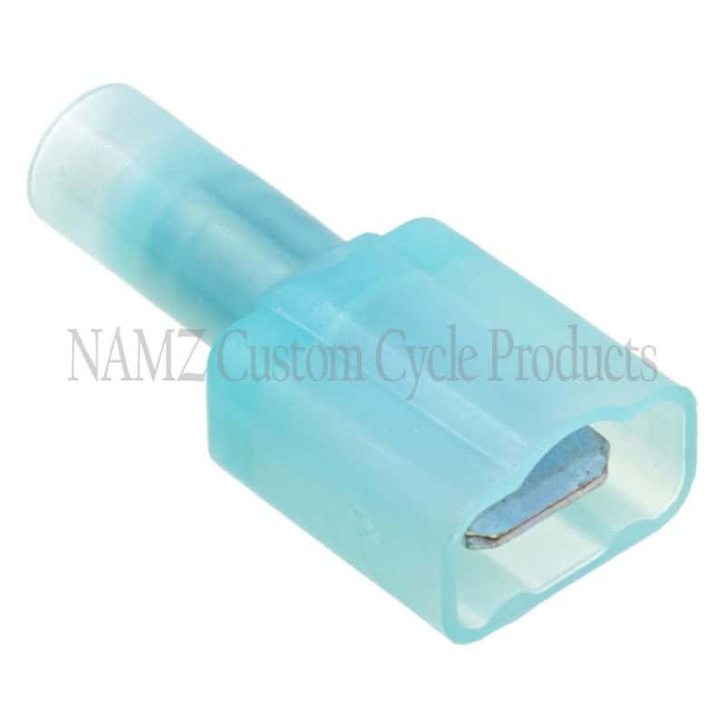NAMZ — NAMZ Fully Insulated .25in. Male Quick Disconnect Terminals 16-14g (25 Pack) - view 1