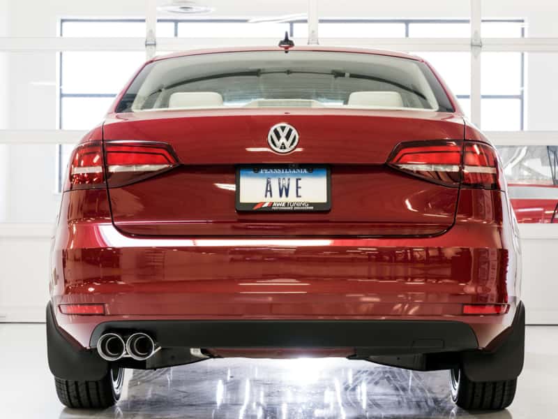 AWE Tuning — AWE Tuning 09-14 Volkswagen Jetta Mk6 1.4T Track Edition Exhaust - Chrome Silver Tips
Track Exhaust - view 3