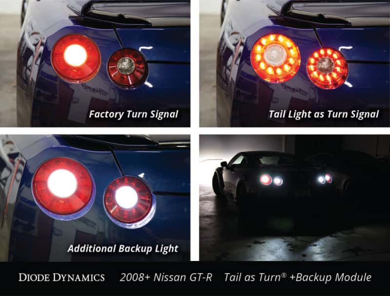 Diode Dynamics — Diode Dynamics 09-21 Nissan GT-R Tail as Turn +Backup Module (USDM) Module Only - view 3