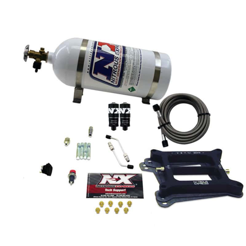 Nitrous Express — Nitrous Express 4150 Hitman 4-BBL Nitrous Kit (100-200HP) w/10lb Bottle
Injection System Kit
N2OSys - view 2