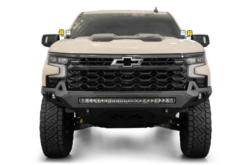 Addictive Desert Designs — Addictive Desert Designs 2022+ Chevy Silverado 1500 ZR2 Stealth Fighter Front Bumper
Bumper- Front - view 23