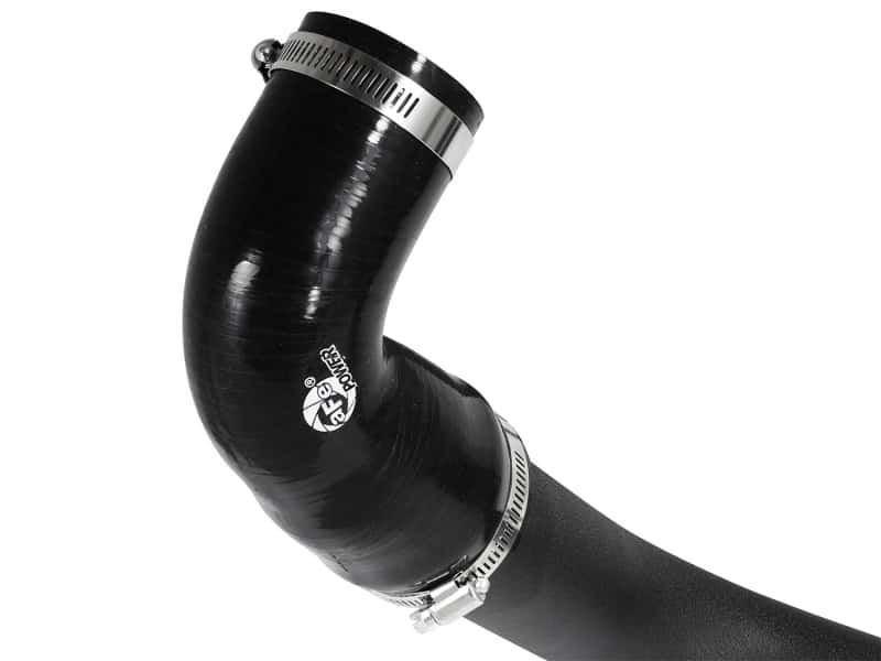 aFe — aFe Bladerunner 2.5in Intercooler Hot Side Tubes, 13-14 Ford Focus ST 2.0L (t) *Black*
Hot Charge Pipe - view 4