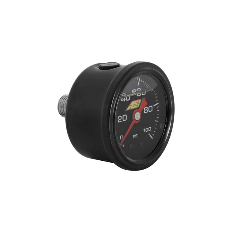 AEM — AEM 0-100 PSI Liquid Filled Mechanical Pressure Gauge - 1/8 NPT
Pressure Gauge - view 3