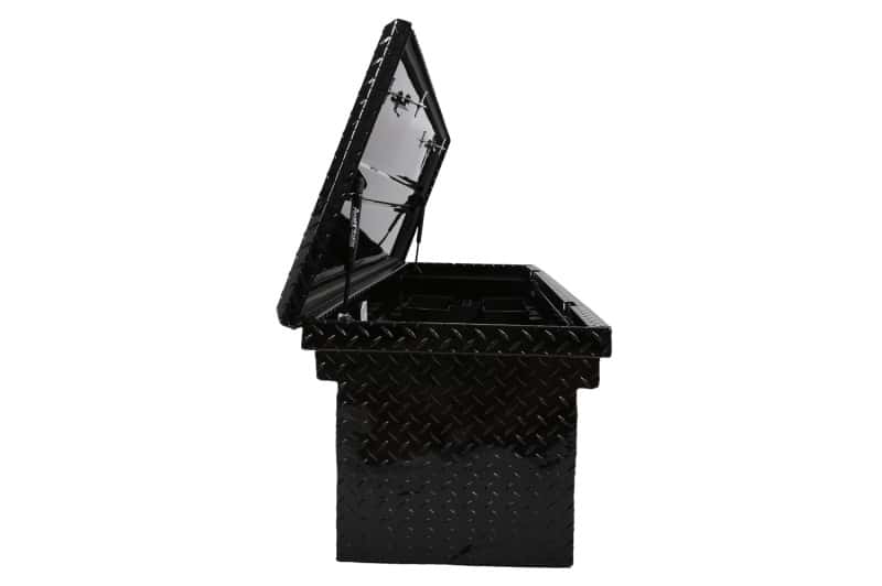 Dee Zee — Dee Zee Universal Tool Box - Red Crossover - Single Lid Black BT (Deep Low)
ToolBxTrkBedRTR - view 8