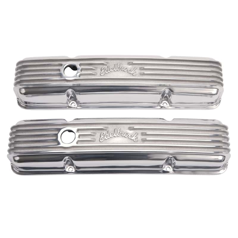 Edelbrock — Edelbrock Valve Cover Classic Series Chevrolet 1959-1986 262-400 CI V8 Polshed
ELITE - view 2