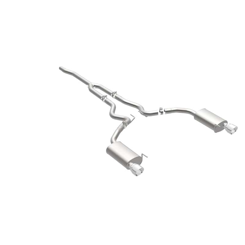 Magnaflow — MagnaFlow Cat Back, SS, 2.5in, Street, Dual Split Polished 4.5in Tips 2015 Ford Mustang Ecoboost
Cat-Back - view 19