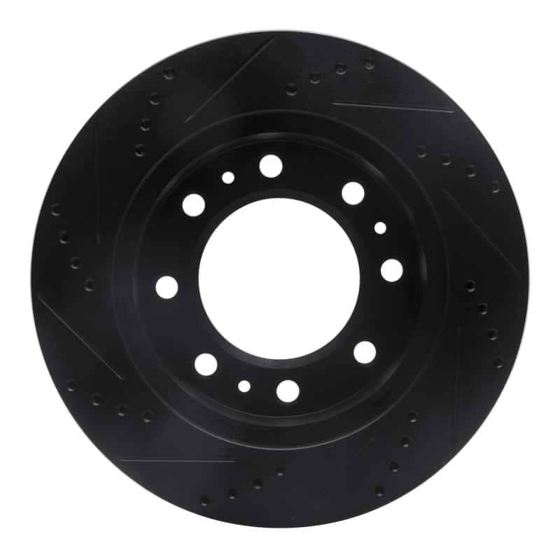 R1 Concepts — R1 06-11 Cadillac DTS Front Right Drilled & Slotted Black Brake Rotor
R1 Brake Rotor Drill - view 5