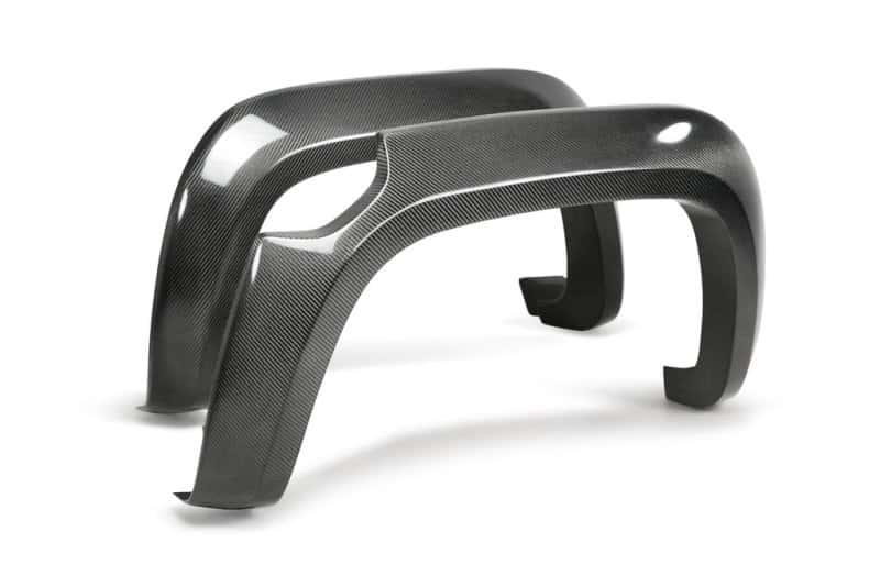 Anderson Composites — Anderson Composites 17-19 Chevy Colorado ZR2 Rear Carbon Fiber Fender Flares (Pair)
carbon fiber flares - view 2