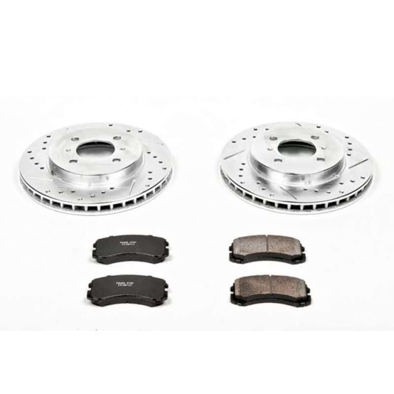 PowerStop — Power Stop 02-07 Mitsubishi Lancer Front Z23 Evolution Sport Brake Kit - view 1