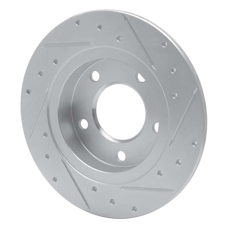 R1 Concepts — R1 93-03 Ford Probe Rear Left Drilled & Slotted Silver Brake Rotor
R1 Brake Rotor Drill - view 4