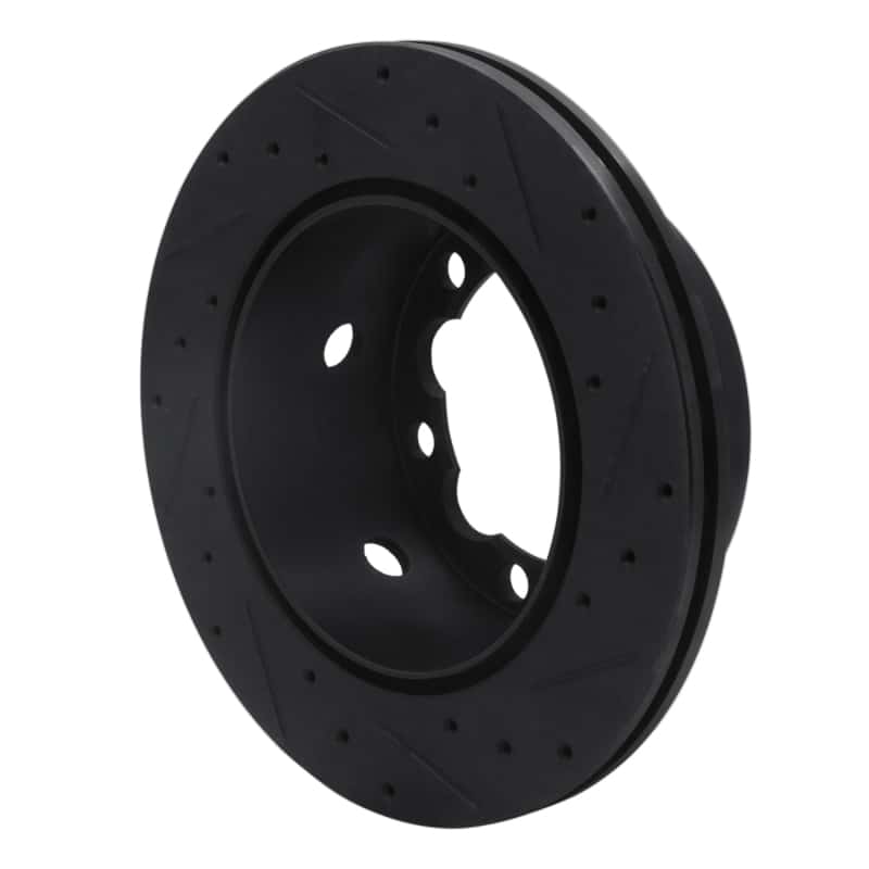 R1 Concepts — R1 02-06 Dodge Sprinter 3500 Rear Left Drilled & Slotted Black Brake Rotor
R1 Brake Rotor Drill - view 4