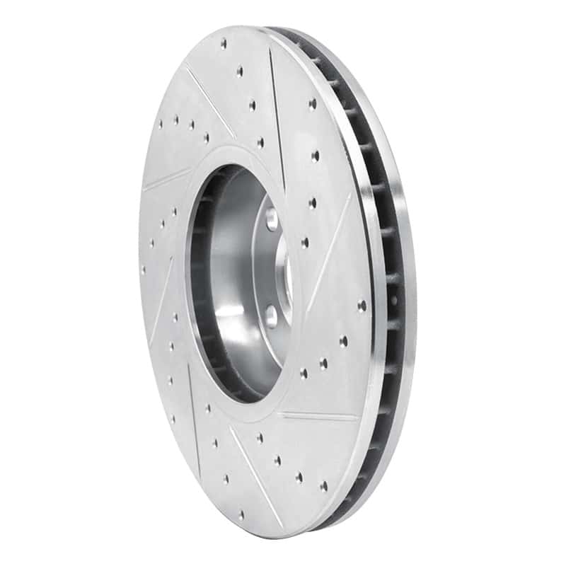 R1 Concepts — R1 07-19 BMW X5 Front Left Drilled & Slotted Silver Brake Rotor
R1 Brake Rotor Drill - view 4