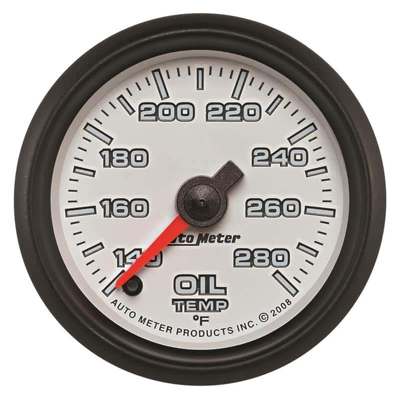 AutoMeter — Autometer Pro-Cycle Gauge Oil Temp 2 1/16in 140-280f Digital Stepper Motor White
2" OILT STPR PC PH2 - view 1