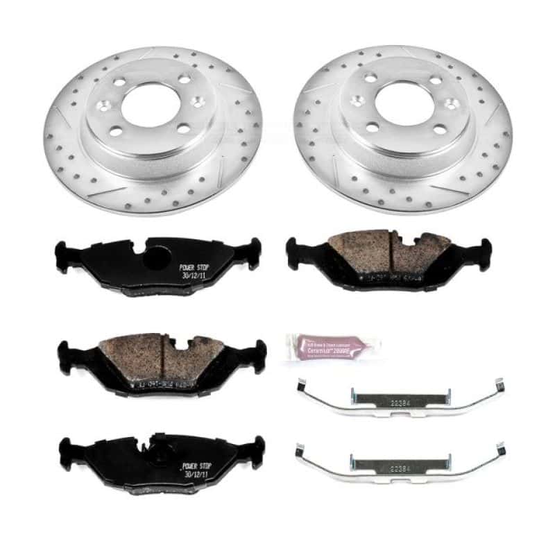 PowerStop — Power Stop 88-93 Saab 900 Rear Z23 Evolution Sport Brake Kit - view 1