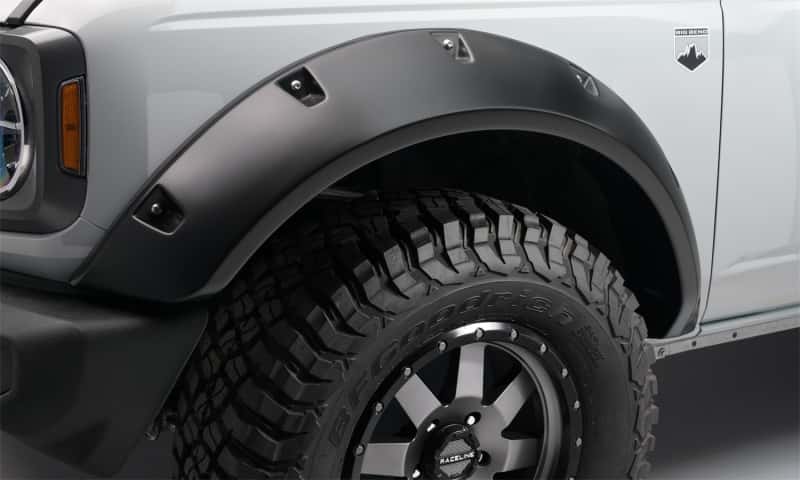 Bushwacker — Bushwacker 2021+ Ford Bronco 4-Door Pocket Style Flares 4pc - Black
FF Pocket Style 4Pc - view 5