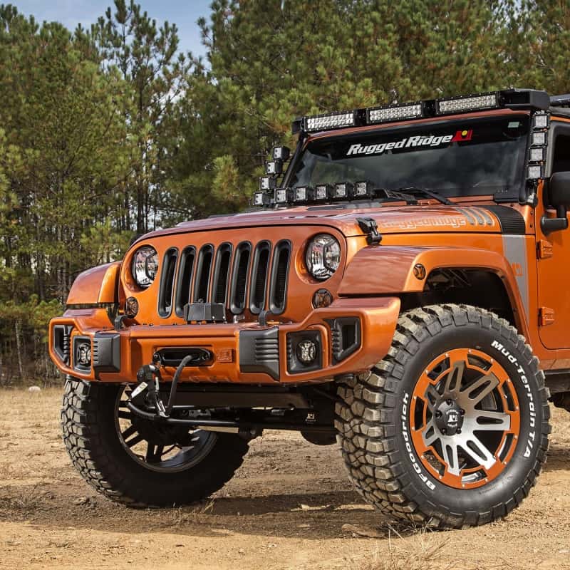 Rugged Ridge — Rugged Ridge 07-18 Jeep Wrangler JK Turn/Side/Fog Light Elite Euro Guard Kit
Turn Signal Guard
OFFROAD_EXTERIOR - view 2