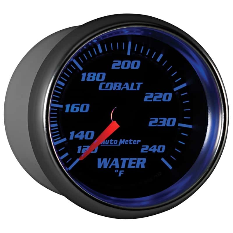 AutoMeter — Autometer Cobalt 66mm 120-240 Degree F Mechanical Water Temperature Gauge
GA 2.6" WT 240F M CB - view 12