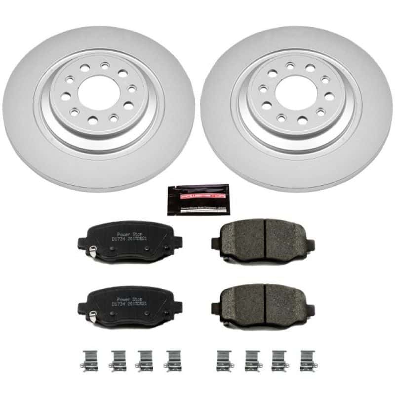 PowerStop — Power Stop 14-19 Jeep Cherokee Rear Z17 Evolution Geomet Coated Brake Kit - view 1