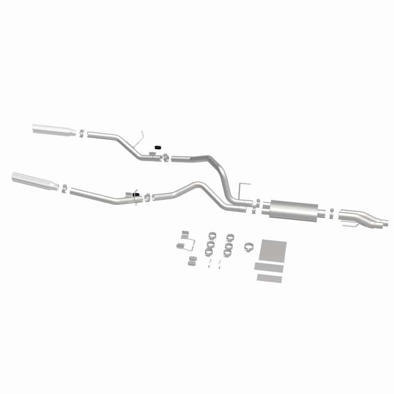 Magnaflow — MagnaFlow 11 Ford F-150 3.7L/5.0L/6.2L SS Catback Exhaust Dual Split Rear Exit w/ 3.5in SS Tips
Cat-Back - view 7