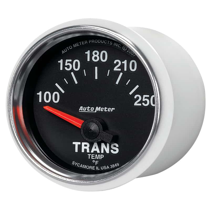 AutoMeter — Autometer GS 52mm 100-250 Degree F Short Sweep Electronic Transmission Temperature Gauge
2-1/16" TRANS TEMP, - view 8