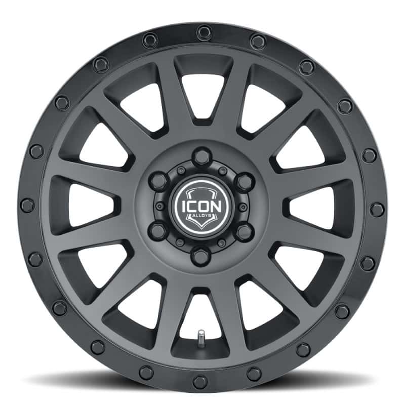 ICON — ICON Compression 18x9 5x150 25mm Offset 6in BS 110.1mm Bore Double Black Wheel
WHEEL - view 5