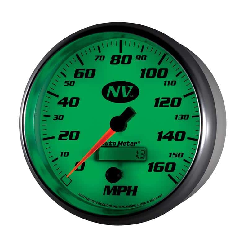 AutoMeter — AutoMeter Gauge Speedometer 5in. 160MPH Elec. Programmable NV
5" SPEEDO, 160 MPH, - view 5