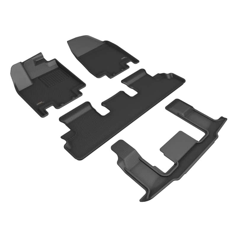 3D MAXpider — 3D MAXpider 22-24 Nissan Pathfinder 7-Seat Kagu Black Floor Mat - Row 1/2/3
Floor Mat Set - view 1