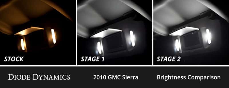 Diode Dynamics — Diode Dynamics 07-13 GMC Sierra Interior LED Kit Cool White Stage 1 - view 3