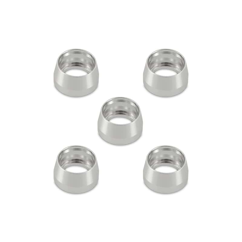 Mishimoto — Mishimoto Replacement -06AN PTFE Fitting Ferrules 5 pack
Braided Line Fitting - view 1