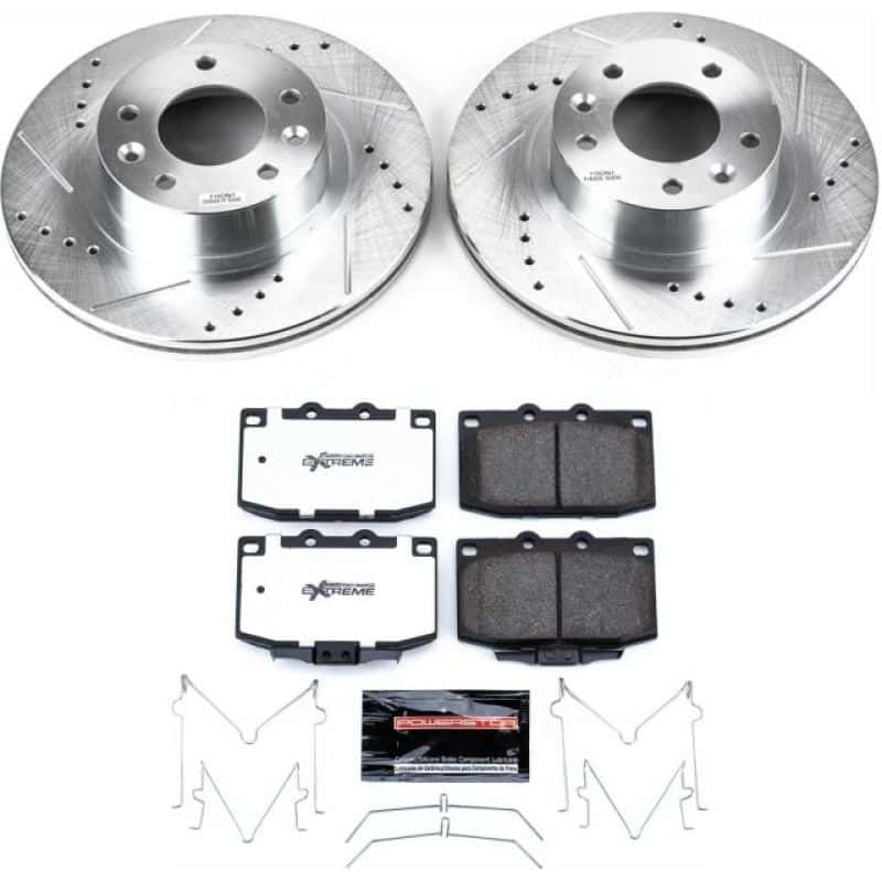 PowerStop — Power Stop 93-95 Mazda RX-7 Front Z26 Street Warrior Brake Kit - view 1