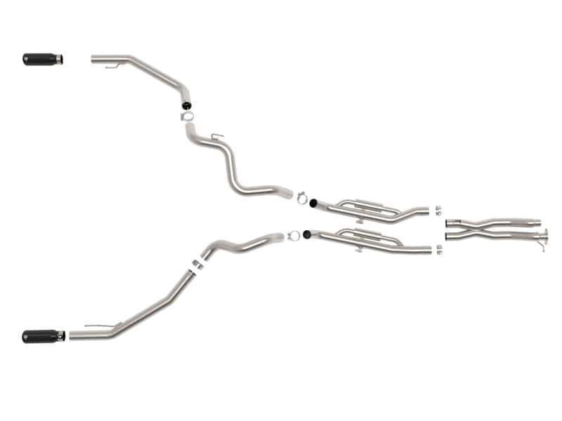 aFe — aFe Vulcan Series 3in 304SS Cat-Back Exhaust 24-25 Ford Ranger Raptor V6-3.0L (tt) w/ Black Tips
Cat-Back Exhaust - view 3