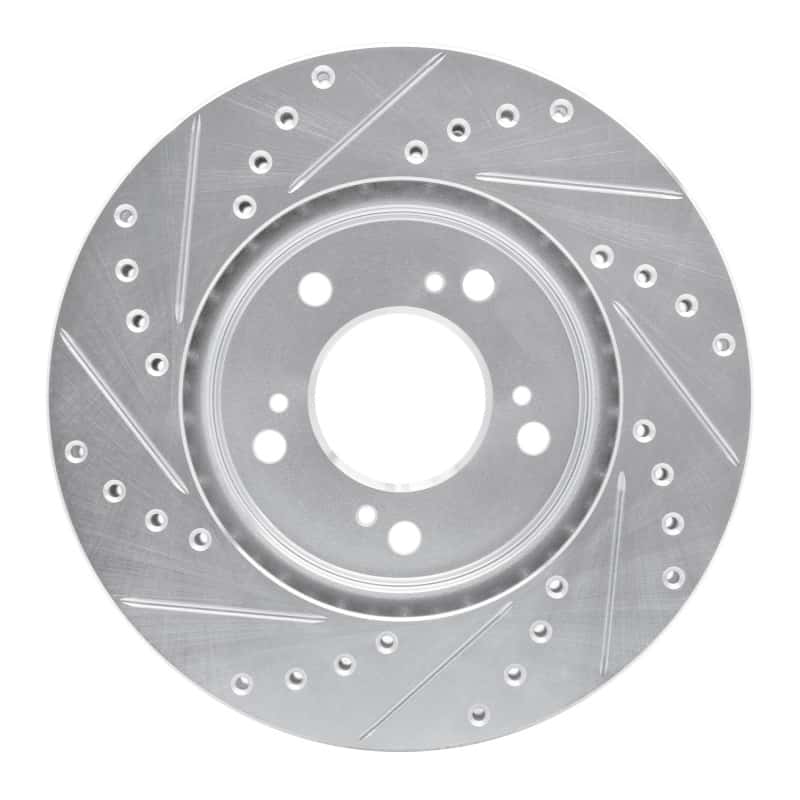 R1 Concepts — R1 91-96 Acura NSX Front Right Drilled & Slotted Silver Brake Rotor
R1 Brake Rotor Drill - view 5