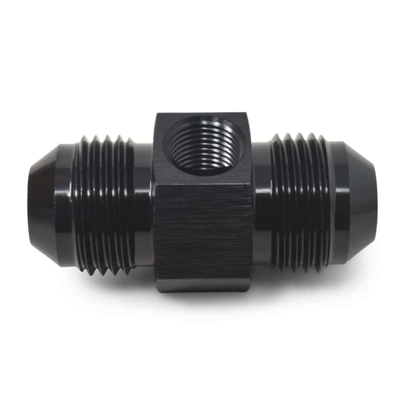 Russell — Russell Fitting -8 An Union With 1/8in Npt Pressure Port Blk Anodize
Adapter Fitting - view 1